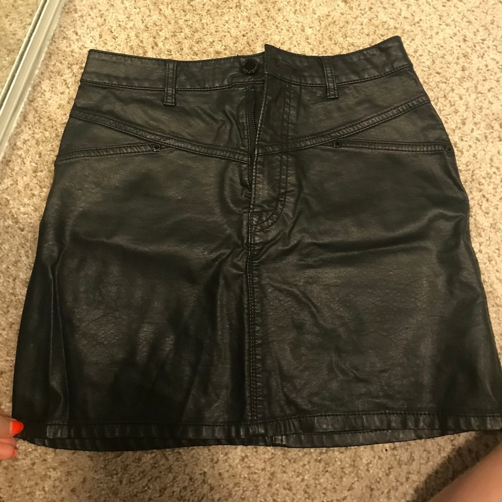 Leather Skirt